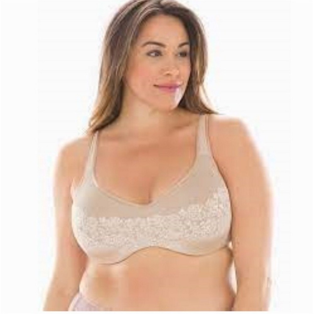 NWOT Soma 44DDD Stunning Support Unlined Minimizer Bra Beige 123930